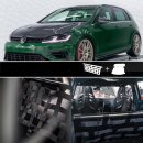 Clubsport Komplettset - Strebe mit Netz und Teppich für Golf 7R